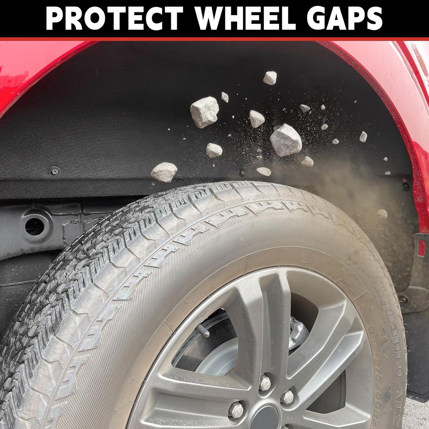 Rear Wheel Well Liners for 2021-2025 Ford F-150 (Excludes Raptor)