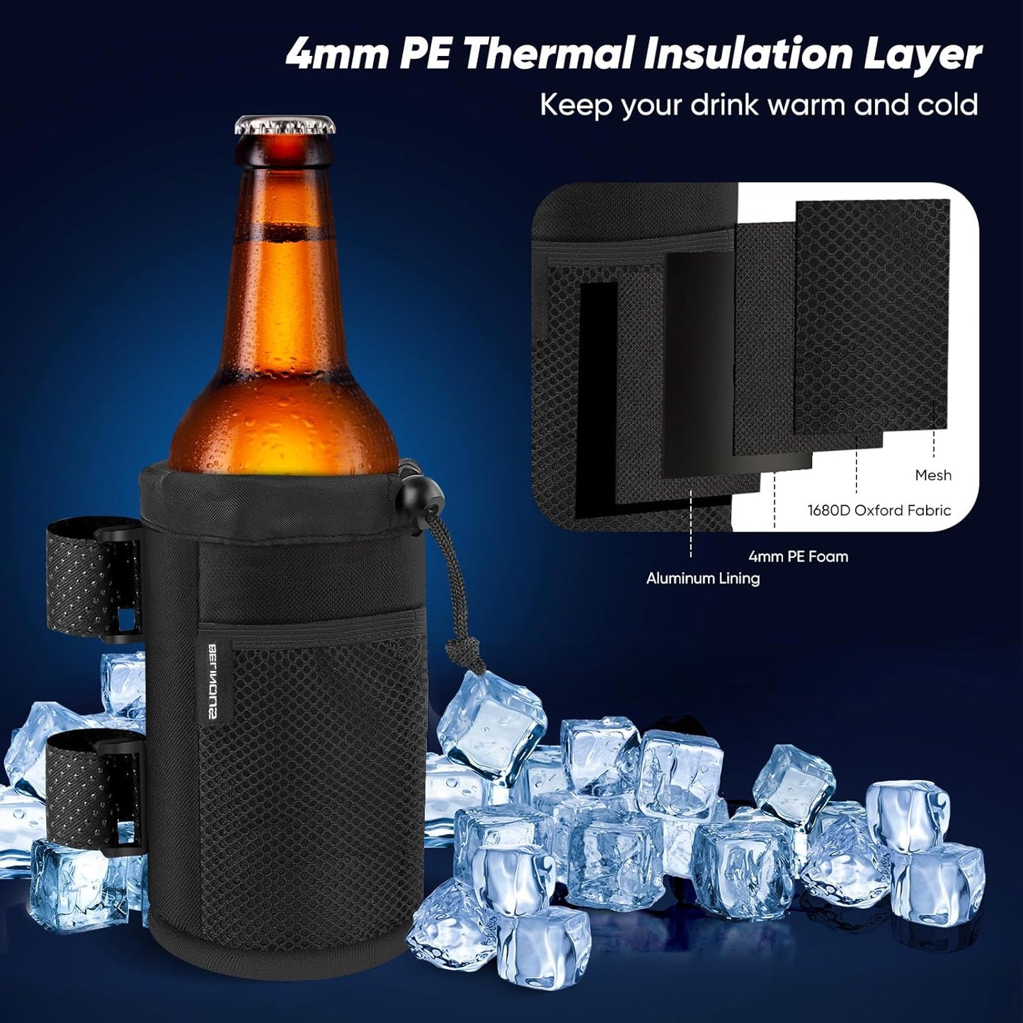 2 Pcs Roll Bar Cup Holder for most UTVs - OHMU