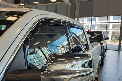 In-Channel Rain Guards (4-PCS) for 2019-2026 Ram 1500 Crew Cab (New Body) - Window Deflectors, 619006LP