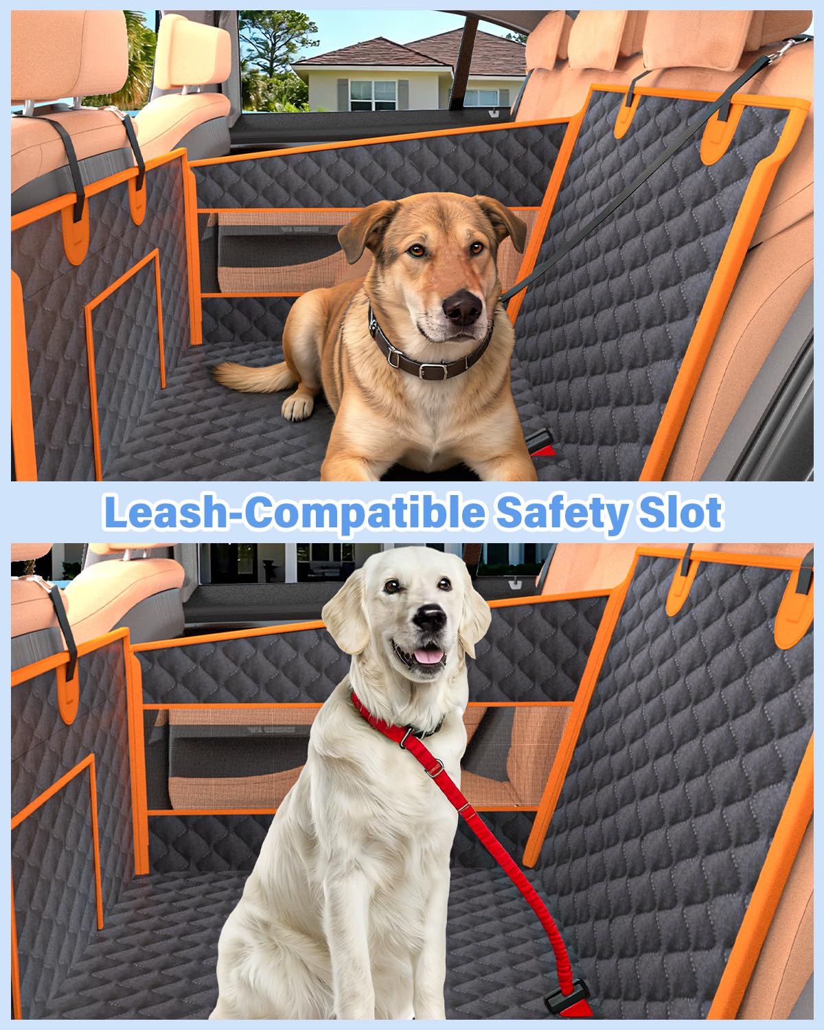 Waterproof Pet Car Seat Extender for Large Dogs, SUVs, Trucks
