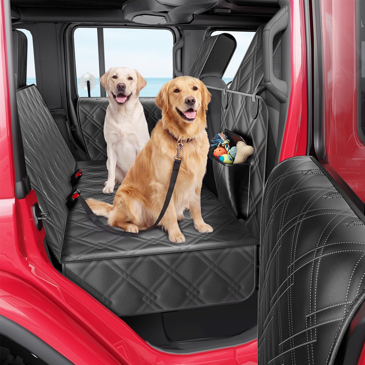 Jeep Wrangler/Gladiator Dog Car Seat Extender Hammock, Waterproof