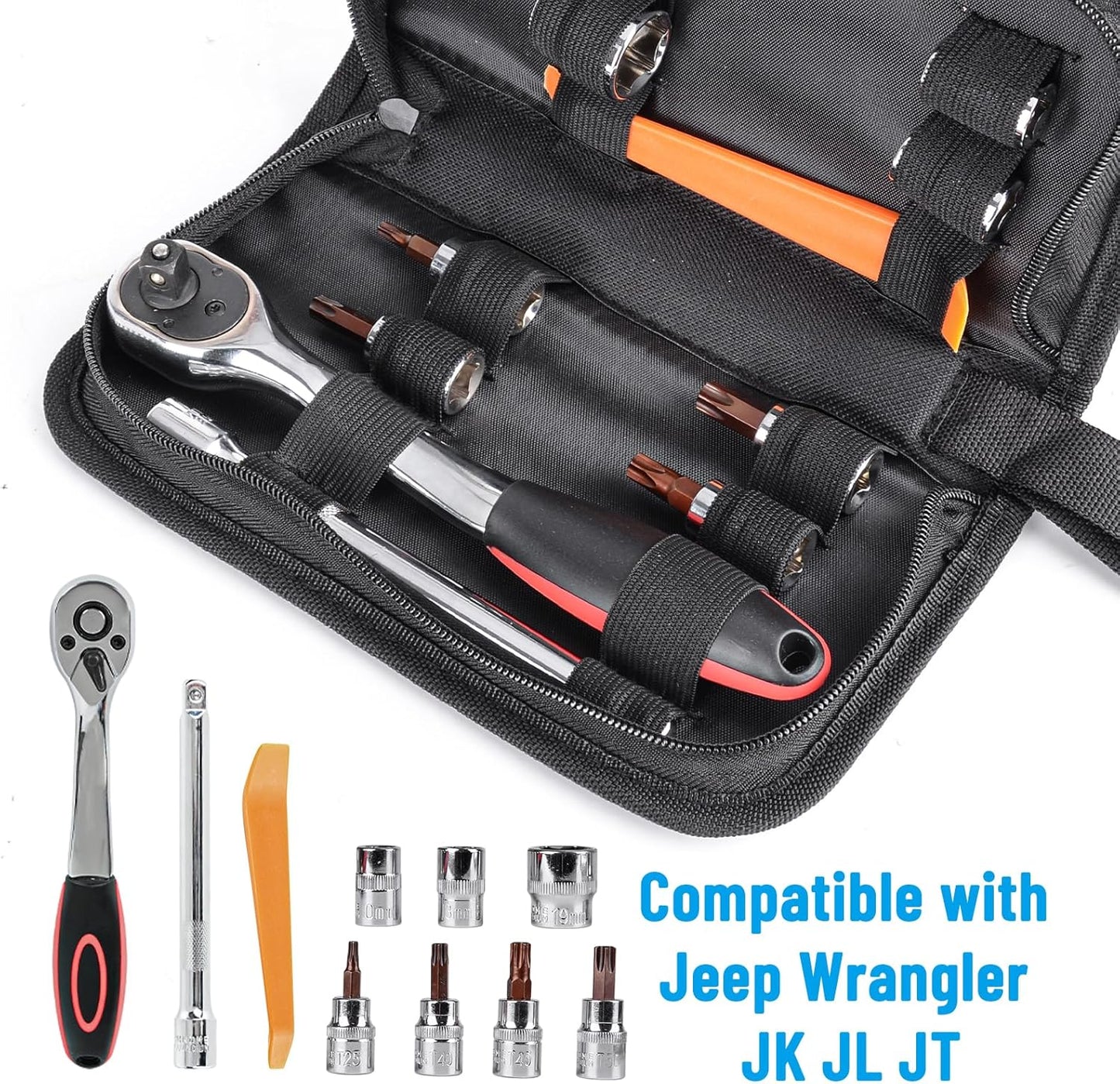 Hardtop & Door Removal Tool Kit for Jeep Wrangler & Gladiator - Multi-Purpose Torx Set