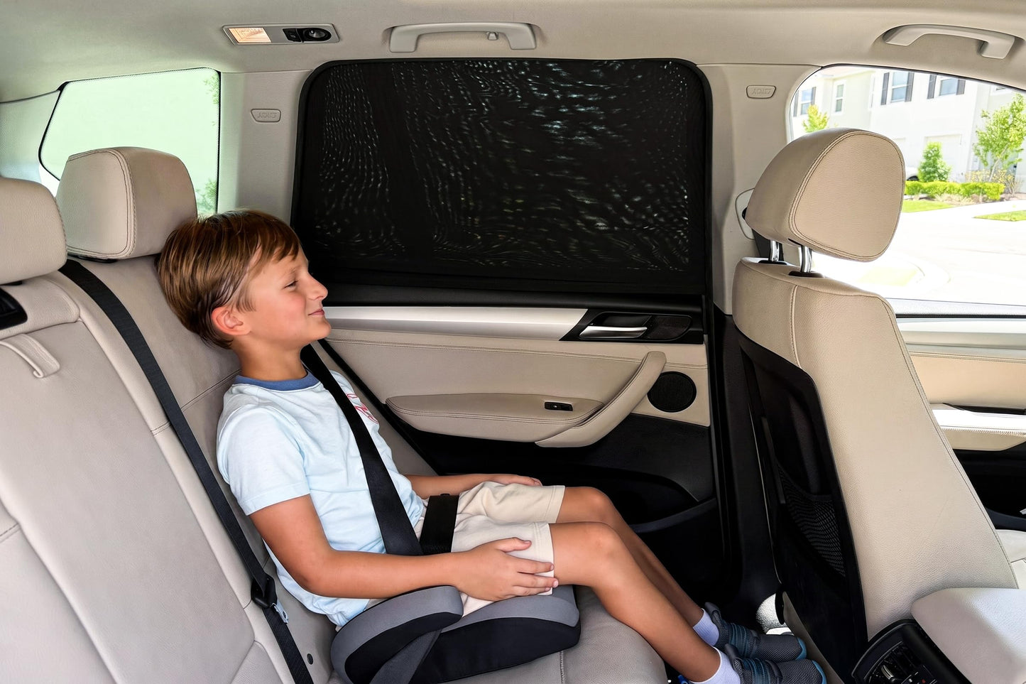 Baby Car Window Shades, Breathable UV Protection for Kids & Pets