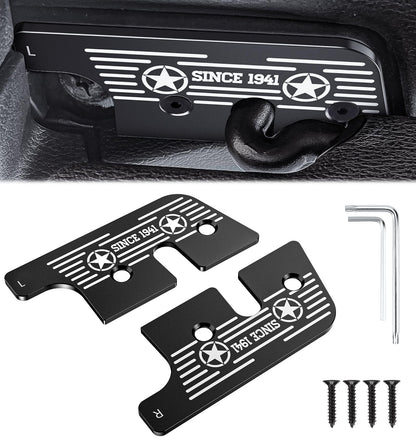 USA Flag Sun Visor Clips for Jeep Wrangler & Gladiator - Fix Loose Visors