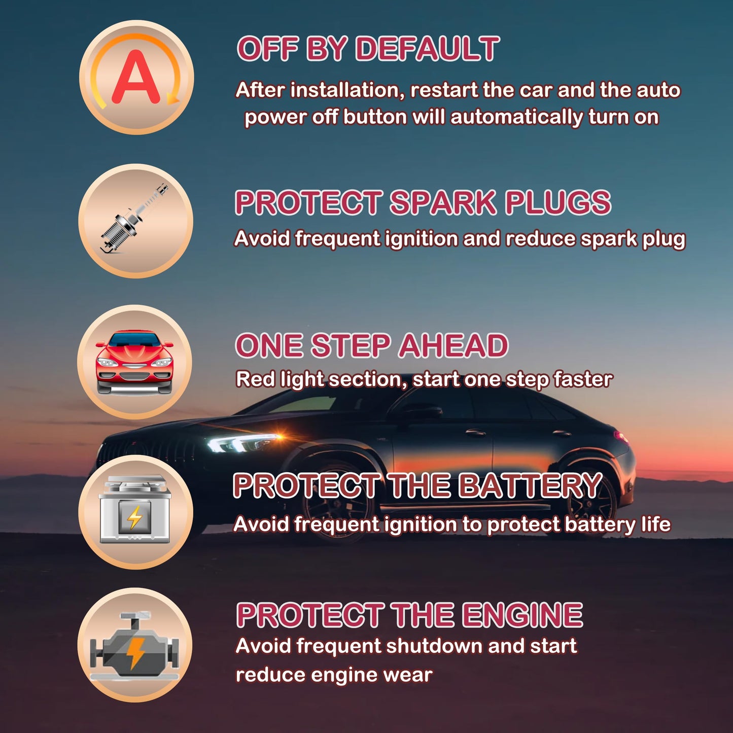 Auto Start-Stop Eliminator for 2018-2026 Jeep Wrangler JL & Gladiator JT (Plug & Play, Excludes 4XE)