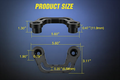 A-Pillar LED Light Mounts for Jeep Wrangler JL & Gladiator JT (2018-2023)