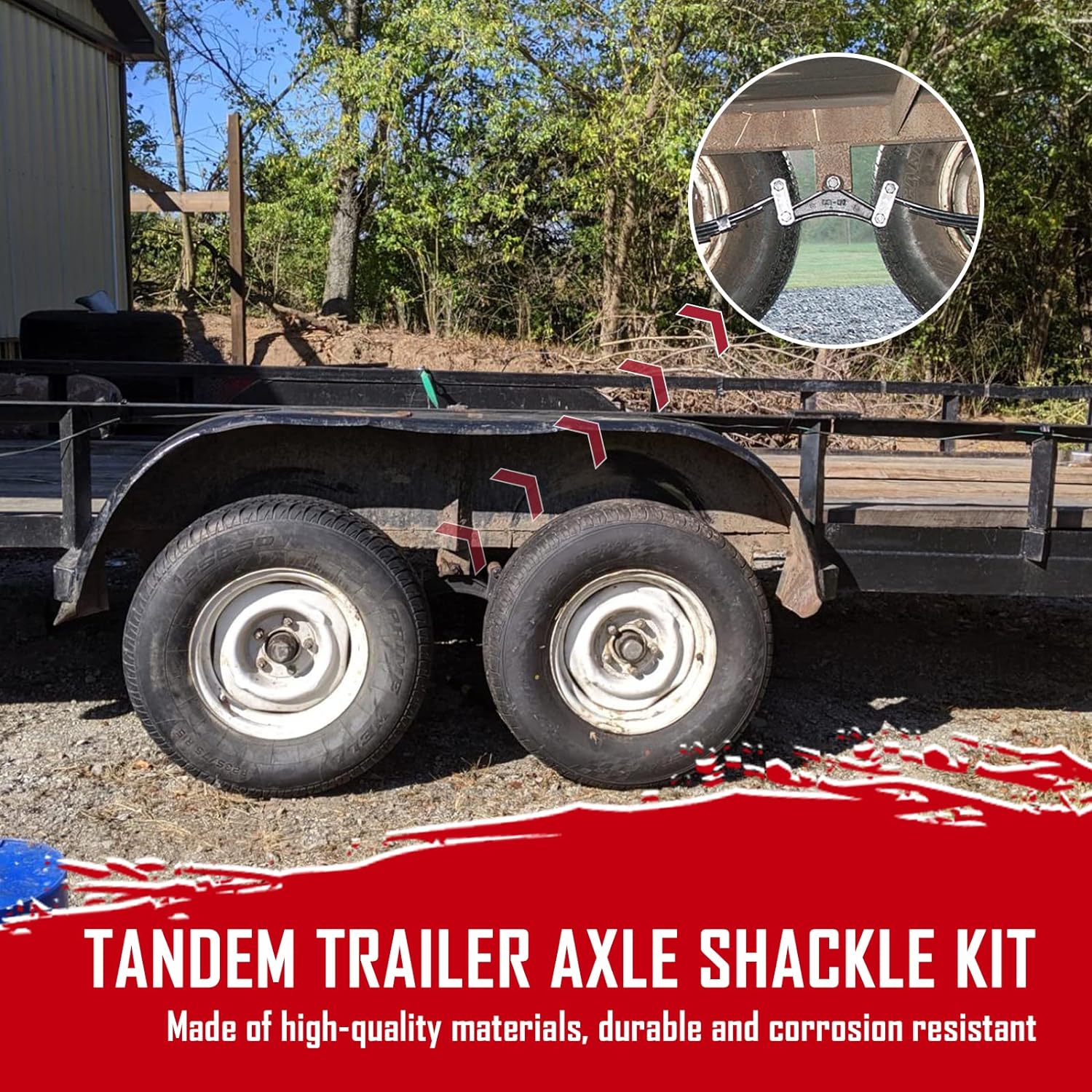 Trailer Shackle Kit (3.5K -5.2K Axles) - OHMU