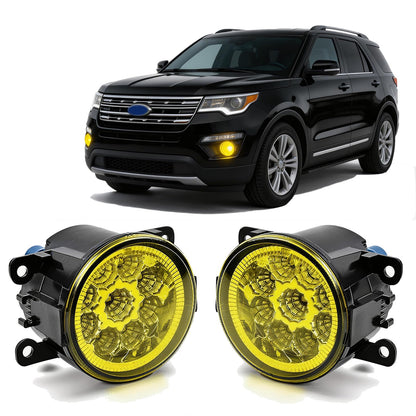 3.5 Inch Yellow Fog Lights for Ford Explorer 2011-2015