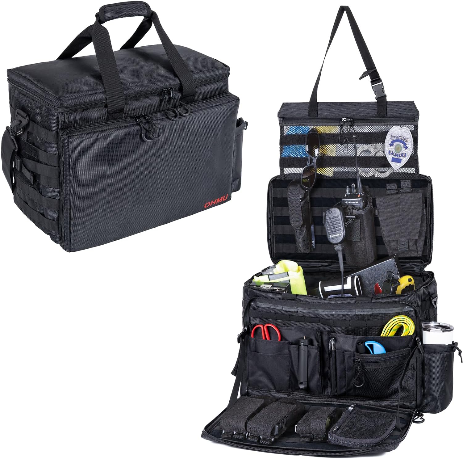Patrol Bag Organizer for Law Enforcement Police Gear and Military Grade - OHMU