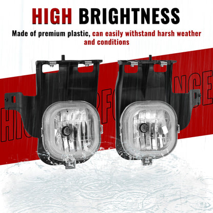 Pair Fog Lights w/Bulb for 2006-2007 Ford Ranger Left & Right