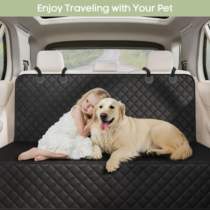 2-Pack Waterproof Dog Front Seat Covers - Full Protection w/Side Flaps, Universal for Car/Truck/SUV