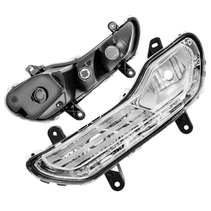 Clear Lens Front Bumper Fog Lamps for 2013-2016 Ford Escape Kuga