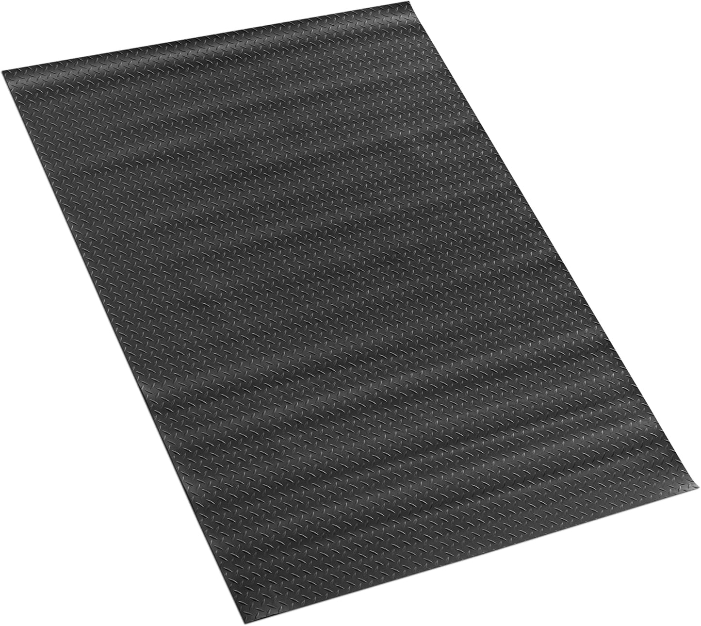 Universal 4'x6' Truck Bed Mat - All-Weather Heavy-Duty Rubber, Trim-to-Fit for Pickup/Van/SUV (Black)