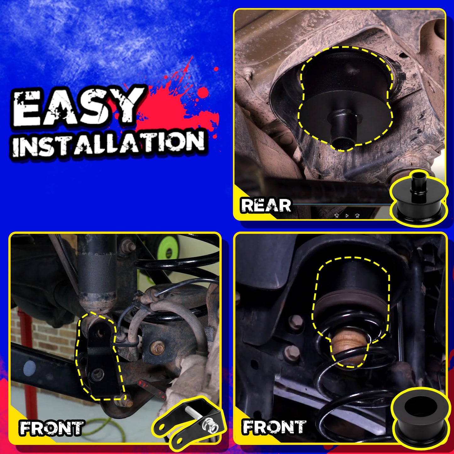2.5" Lift & Leveling Kit for Jeep Wrangler JL (2018-2023) - Complete Suspension System