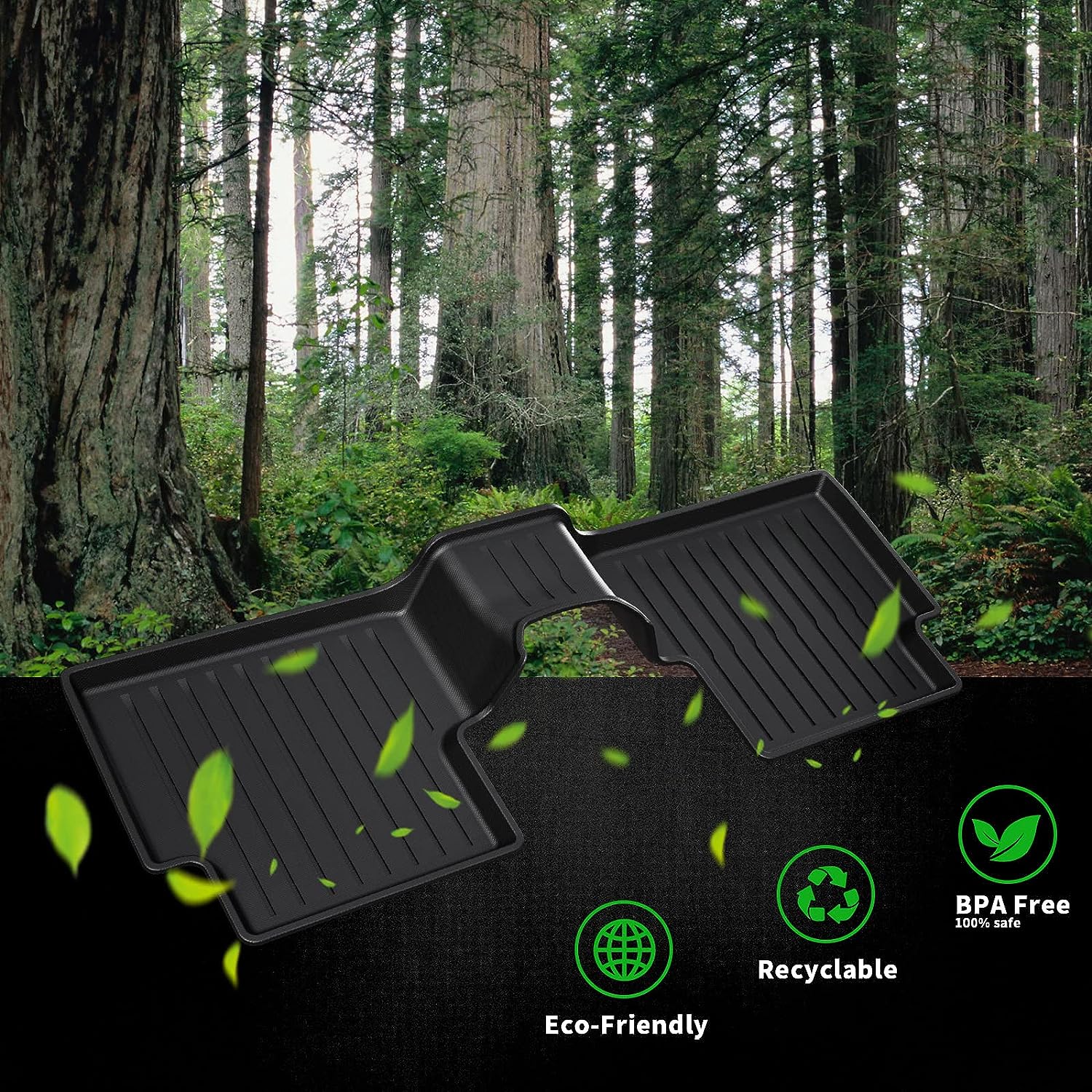 Truck Bed Mat Floor Mats and Door Sill Protectors for Ford Maverick 2022 2023 - OHMU