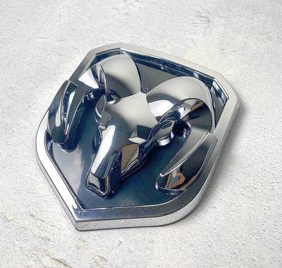 Chrome RAM Grille Emblem for 2013-2018 RAM 1500/2500/3500 - ABS Replacement Badge