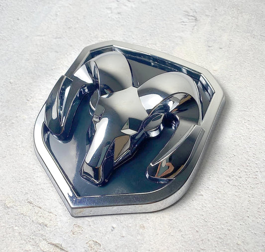 Chrome RAM Grille Emblem for 2013-2018 RAM 1500/2500/3500 - ABS Replacement Badge