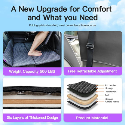 Non-Inflatable Truck Bed Air Mattress for F-150, RAM 1500, Silverado & More