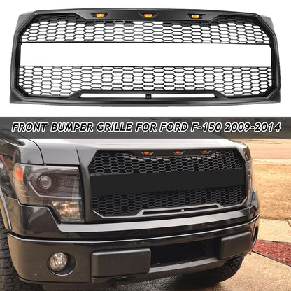 F-150 LED Front Bumper Grille with Amber Lights