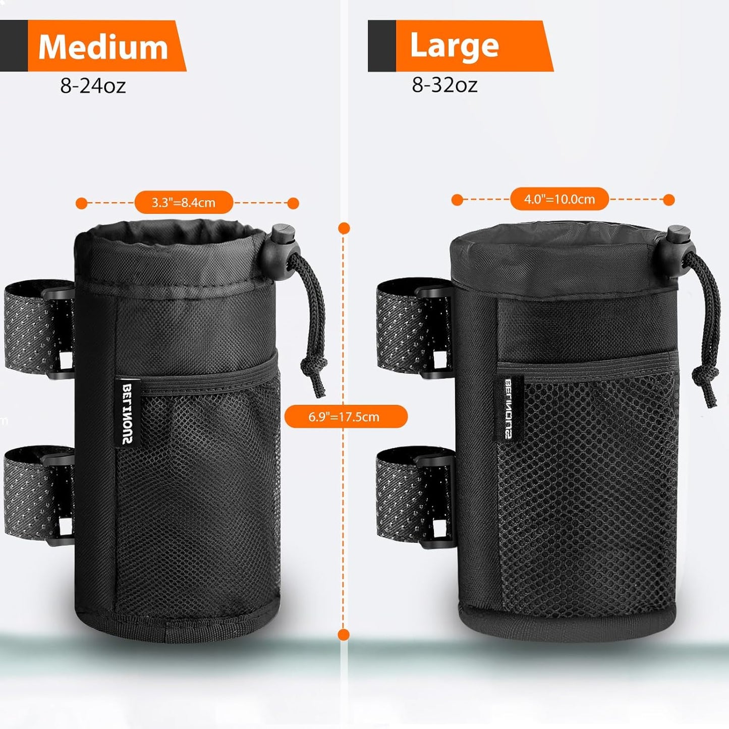 2 Pcs Roll Bar Cup Holder for most UTVs - OHMU