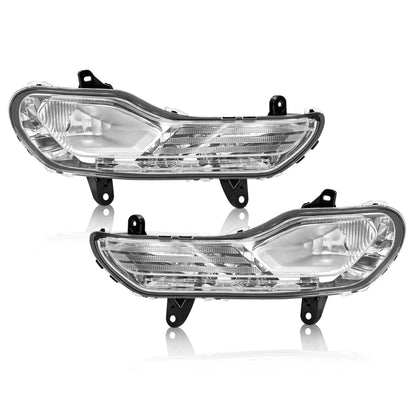 Clear Lens Front Bumper Fog Lamps for 2013-2016 Ford Escape Kuga