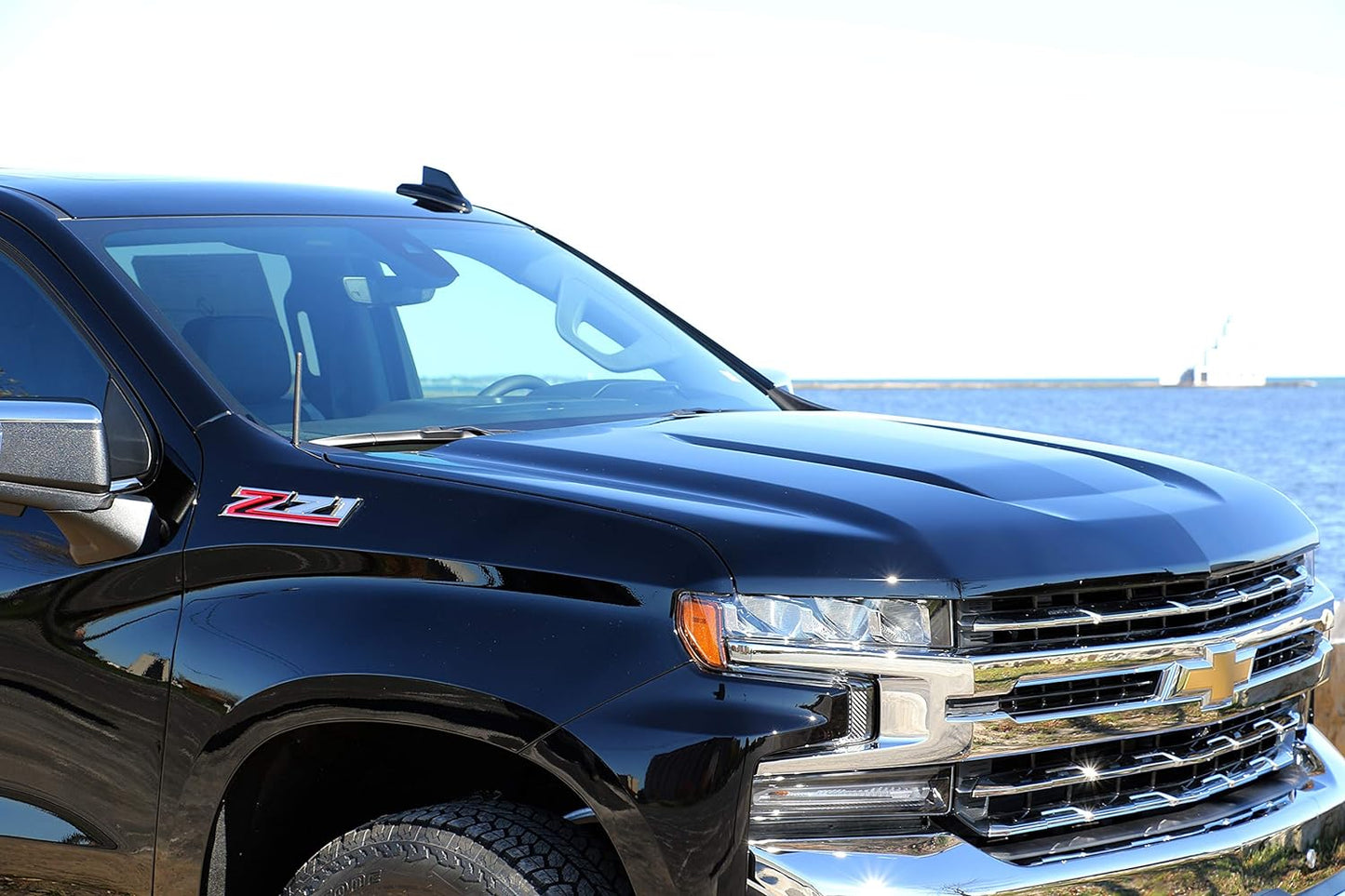 Short Rubber Antenna fits GMC Sierra 1500 (2006-2024) - The Original 6 3/4 Inch Accessories - OHMU
