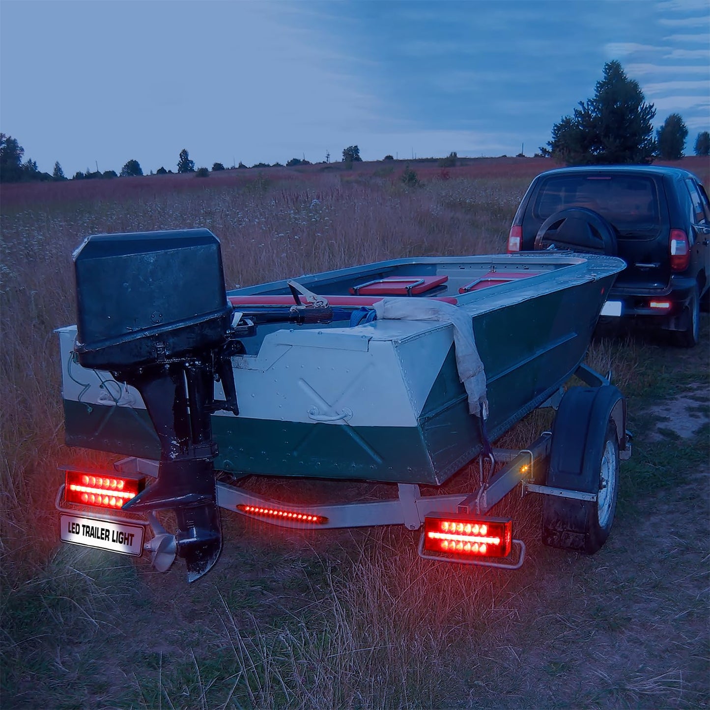 LED Submersible Trailer Light Kit for Boats, Trucks, Over 80 Inches