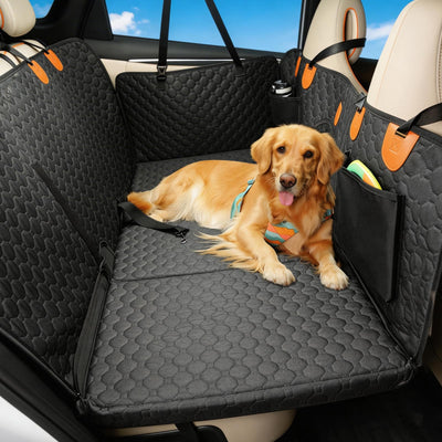 420 lb Waterproof Back Seat Extender with Hard Bottom - Anti-Scratch, Easy Clean for Dogs