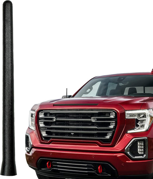 Short Rubber Antenna fits GMC Sierra 1500 (2006-2024) - The Original 6 3/4 Inch Accessories - OHMU