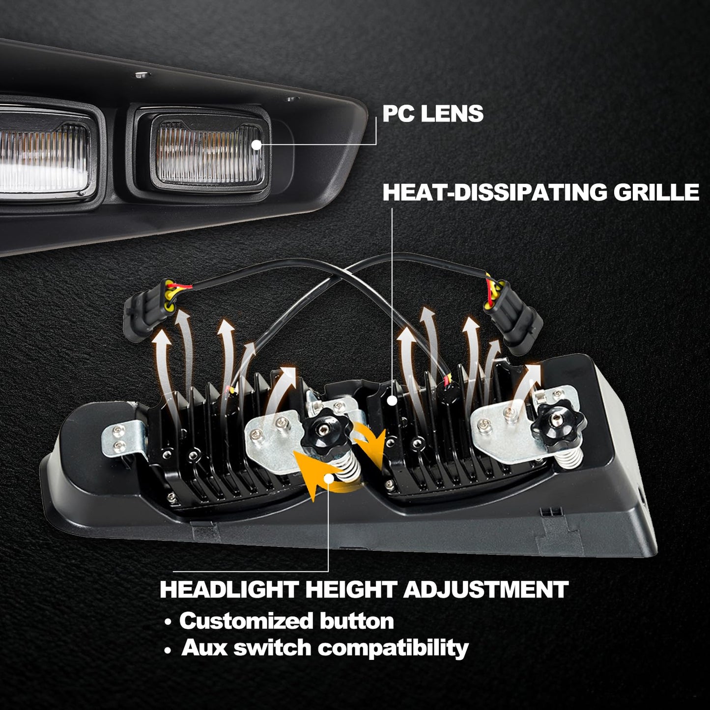 Bronco LED Fog Lights: Raptor Style, DRL Turn Signal, Dual Color