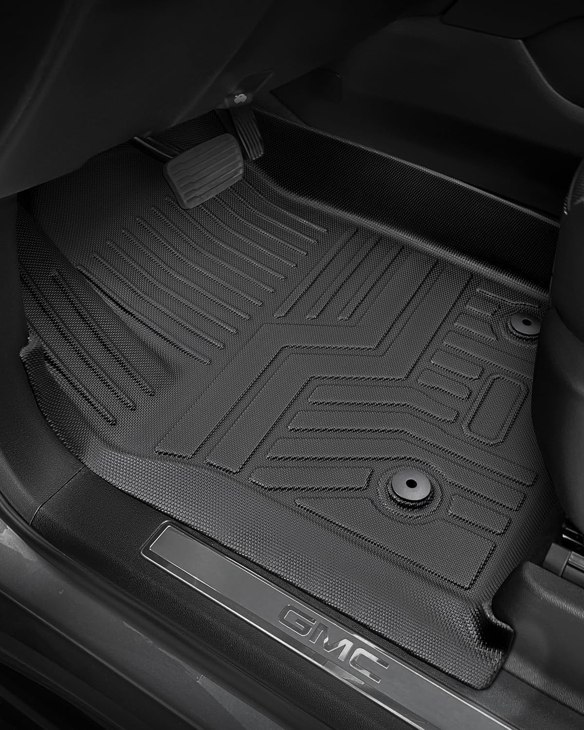 Liner Master® Floor Mats 3 Row Cargo & Liner Set for Chevrolet Tahoe for GMC Yukon 2024 2023 2022 2021 Only Custom Fit with 2nd Row Bucket Seats All Weather TPE Floor Liners Heavy Duty Accessories