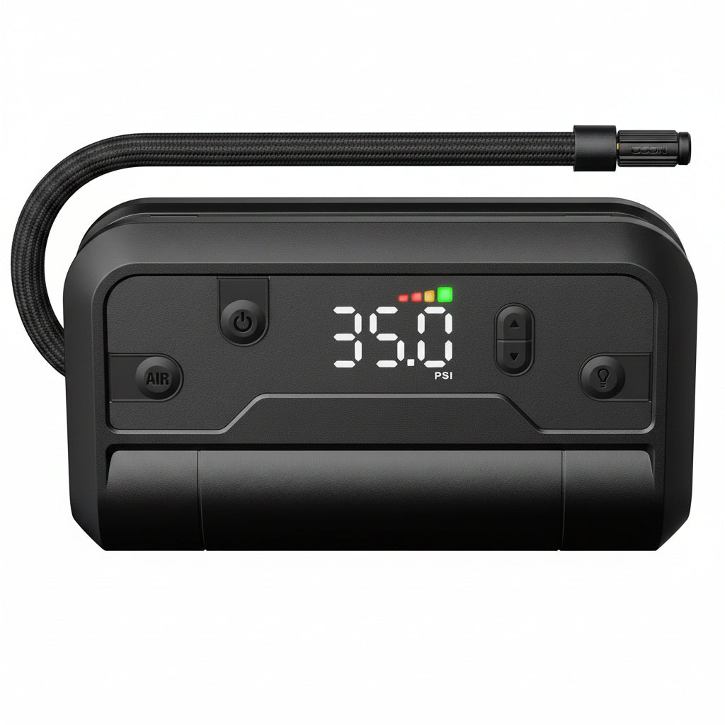 Air AL5 Cordless Tire Inflator - USB-C Rechargeable, 17 LPM, Digital Gauge/Auto-Shutoff for 31" Tires