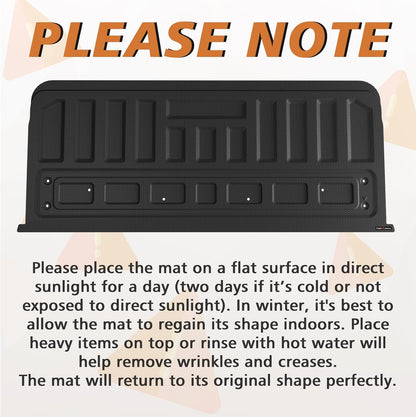 Tailgate Mat for 2015-2022 Chevy Colorado & GMC Canyon - All-Weather Protection