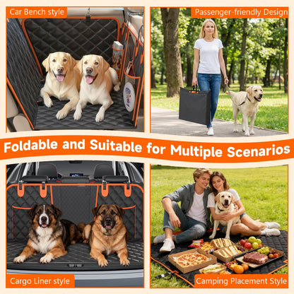 Waterproof Nonslip Dog Hammock, 52" Back Seat