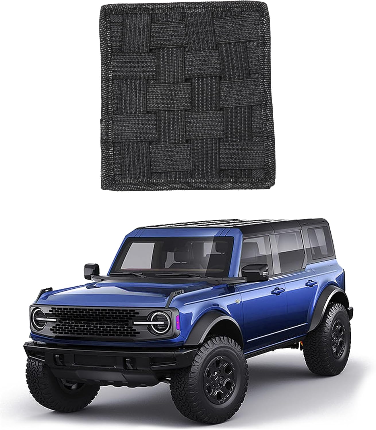 MOLLE Center Console Organizer for 2021-2026 Ford Bronco - Tactical Storage Pouch