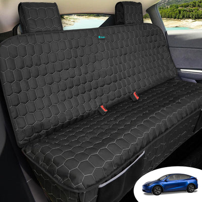 Dog Back  Seat Covers for Tesla Model Y 2020 2021 2022