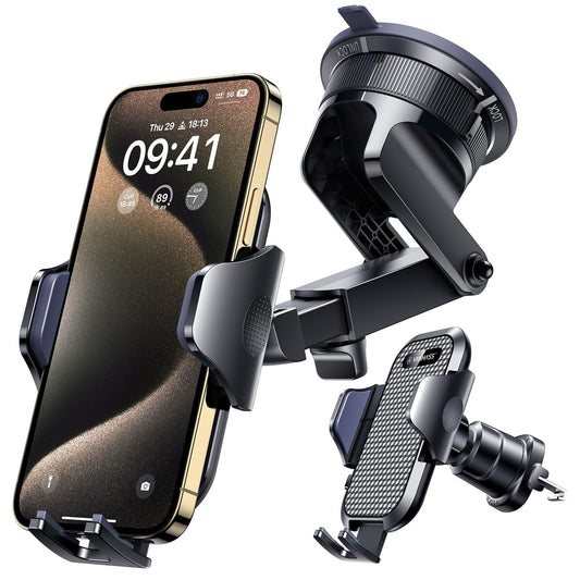 Strong Suction Car Phone Mount for Dashboard Vent