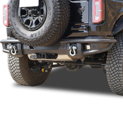 Armour Heavy Duty Matte Black Rear Bumper Kit for Ford Bronco