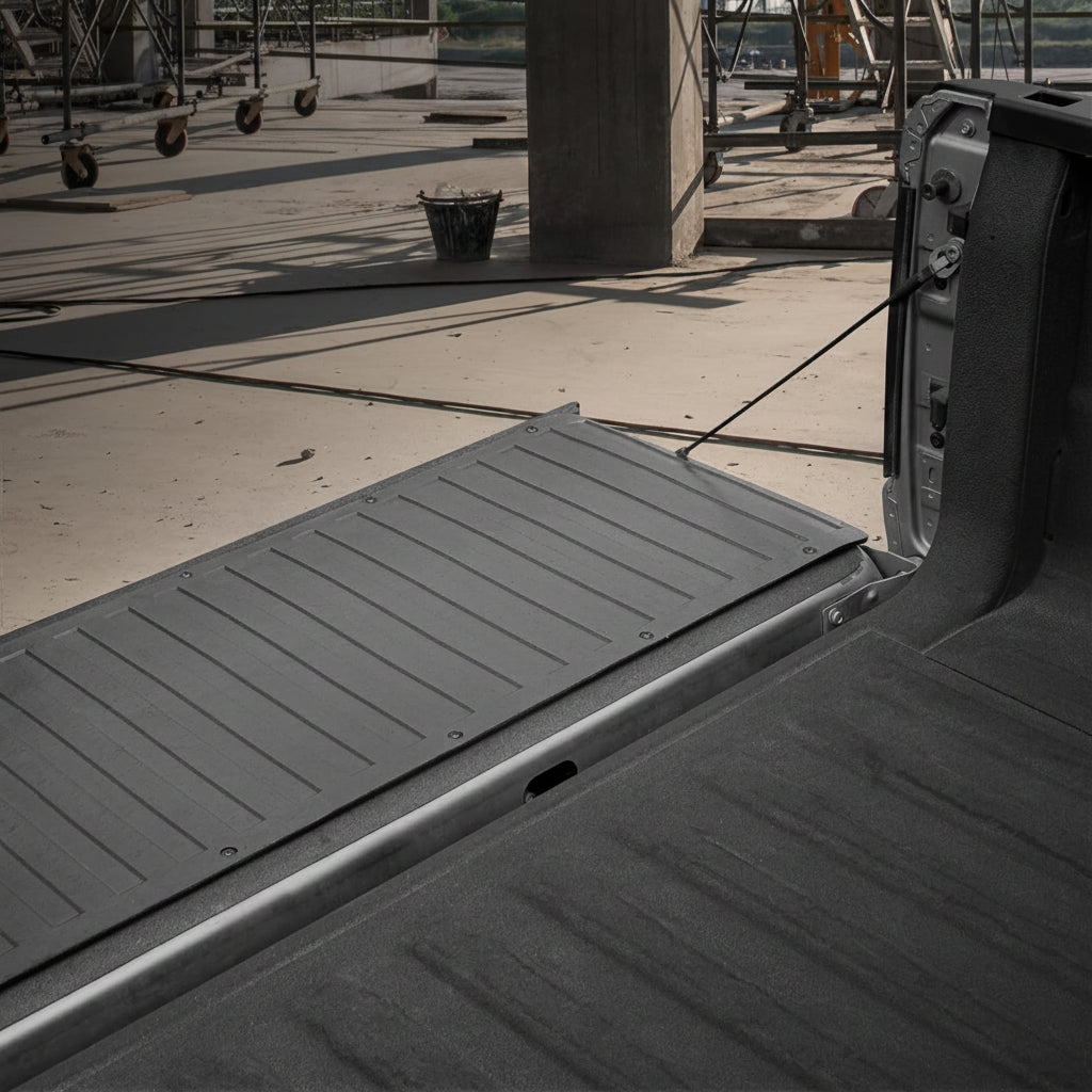60"x19.5" Heavy-Duty Tailgate Mat - Extra Thick Rubber Cargo Liner, Trim-to-Fit for Pickup Trucks (Black)