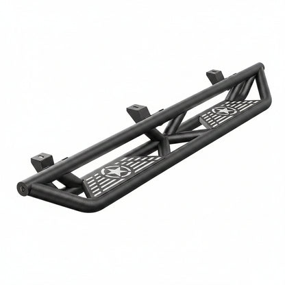 Drop Side Steps / Rock Sliders for 2018-2026 Jeep Wrangler JL 4-Door (Inc. 4XE)