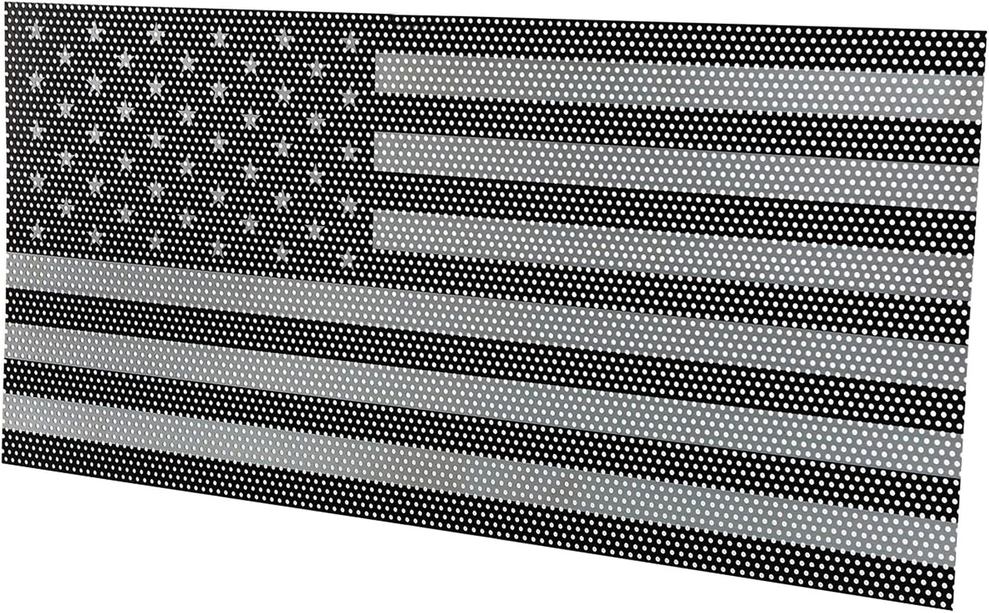 2018-2025 Jeep Gladiator JT / Wrangler JL Grille Insert - Faded US Flag Design