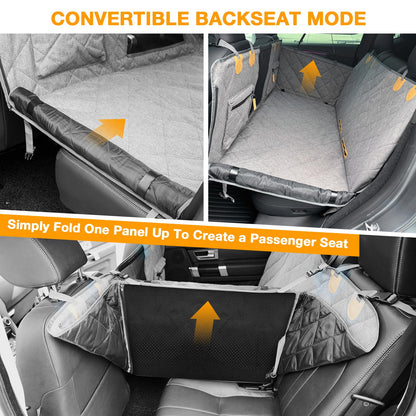 Waterproof Dog Back Seat Extender & Protector for Cars, SUVs