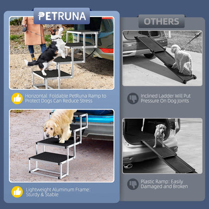 Supports up to 250 lbs Extra Wide Dog Ramps for Large Dogs - OHMU