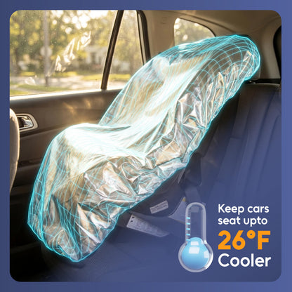 Car Seat Sun Shade Cover, Heat Reflective Protector
