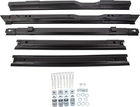 5 Steel Rails Truck Bed Crossmember Compatible with 1999-2018 Ford F250 F350 2008-2016 Ford F450 - OHMU