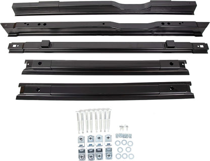5 Steel Rails Truck Bed Crossmember Compatible with 1999-2018 Ford F250 F350 2008-2016 Ford F450 - OHMU