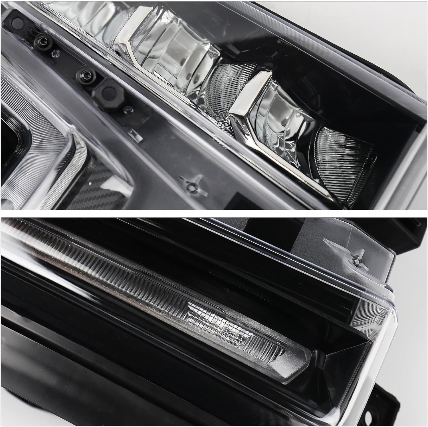 Full LED Headlight Assembly for Chevy Silverado 1500 2019 2020 2021 2022 Pickup Truck LT/LT Trail Boss/LTZ 1500 Head Light Lamp Right Passenger Side GM2503497 84621851(Not for Halogen Model)