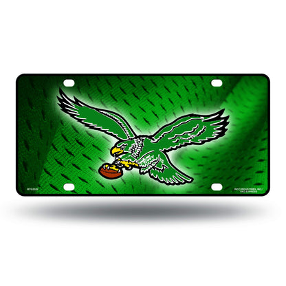 Rico Industries NFL Football Modern Retro Metal Auto Tag 6" x 12" - Great for Truck/Car/SUV