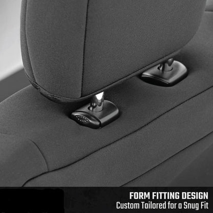 Neoprene Front & Rear Seat Covers for 2015-2026 Ford F-Series Crew Cab (Bucket Seats)