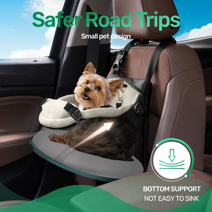 Luxurious Vegan Leather Booster Seat for Tiny Dogs